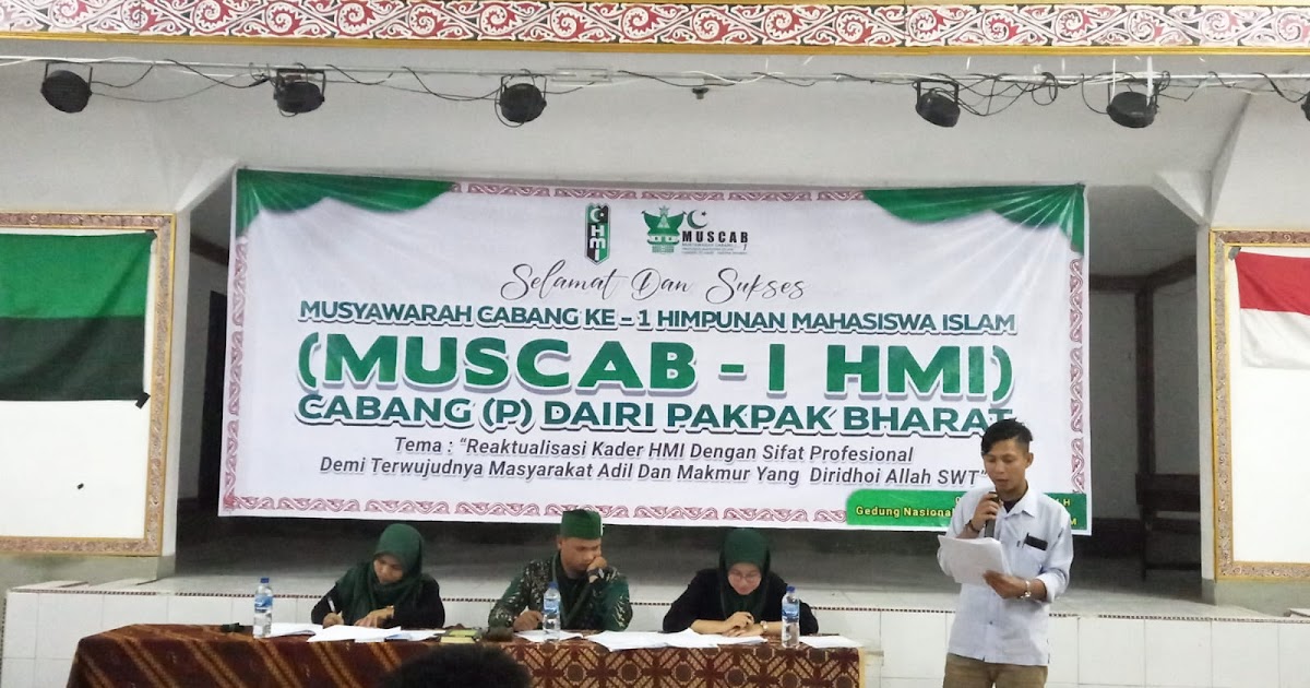HMI minahasa utara Gelar Musyawarah Cabang